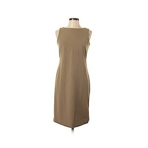 Studio by London Times Tan Sheath Dress